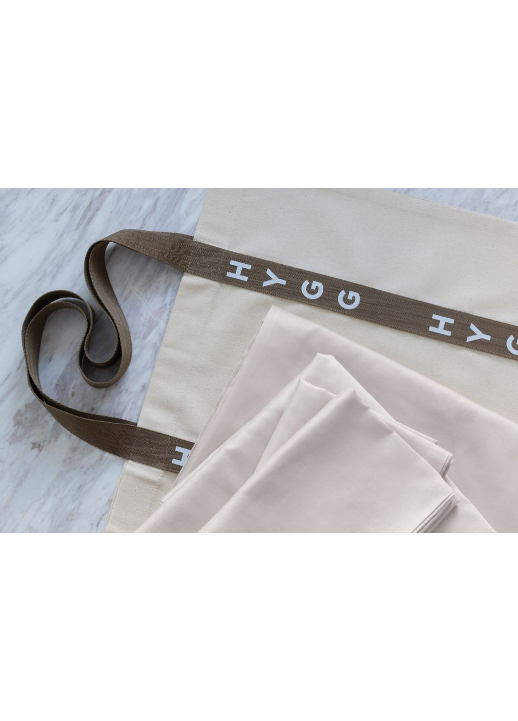 Комплект євро постiльної бiлизни на гумці HYGG (368830738)