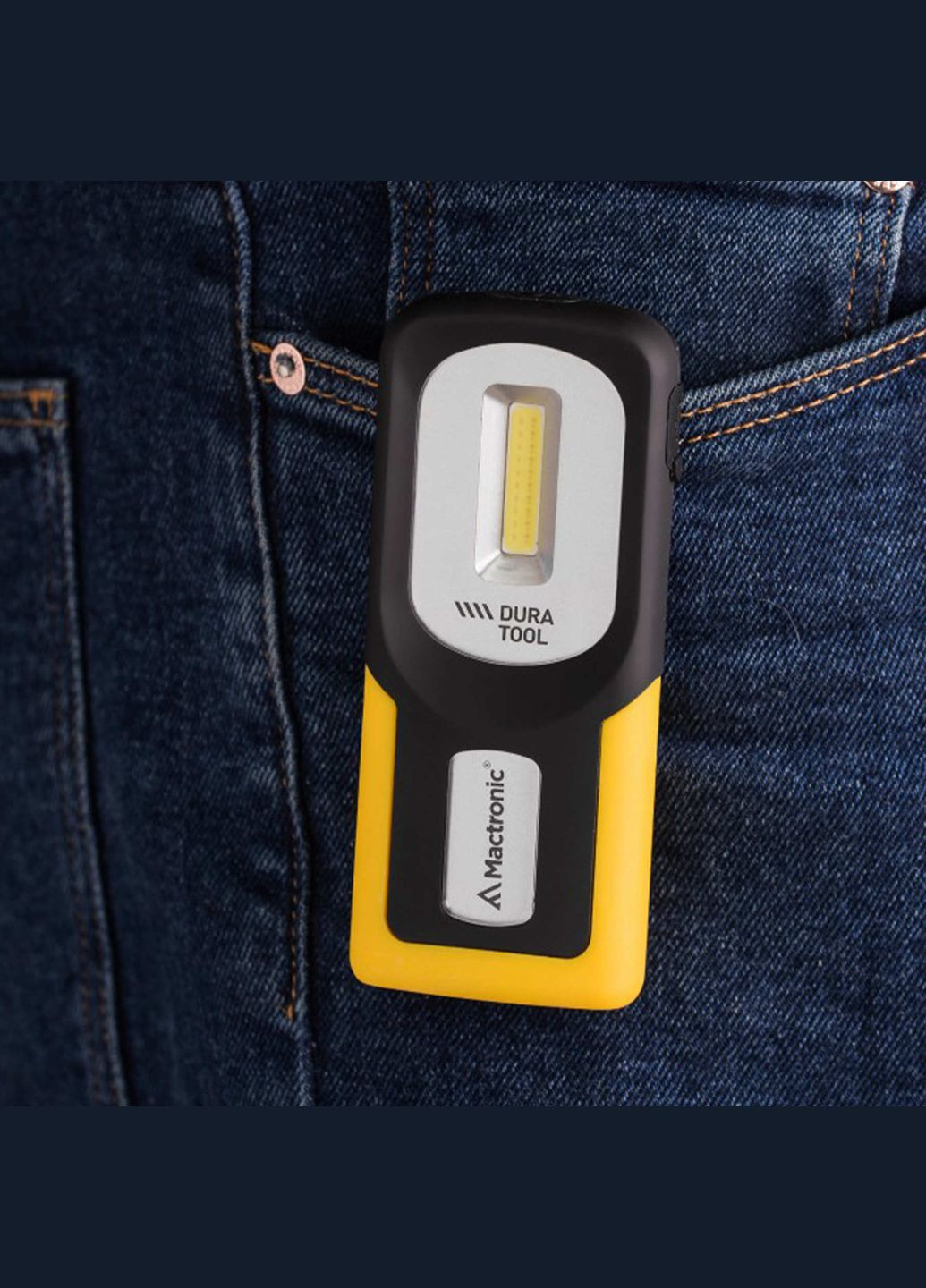 Ліхтар професійний Dura Tool (110 Lm) Cool White/Red LED Magnetic Rechargeable (PWL0011) Mactronic (302367942)