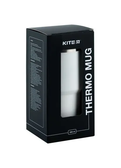Термокружка 600 мл, белая Kite (373302605)