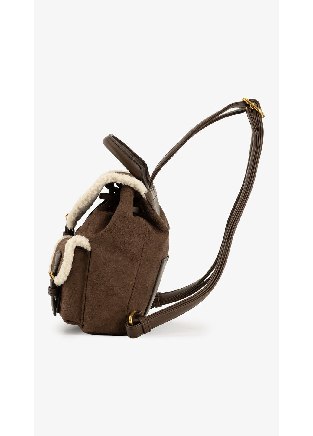 Рюкзак женский CD-9554 Кофейный shop (2000999338946) Polin (370141994)