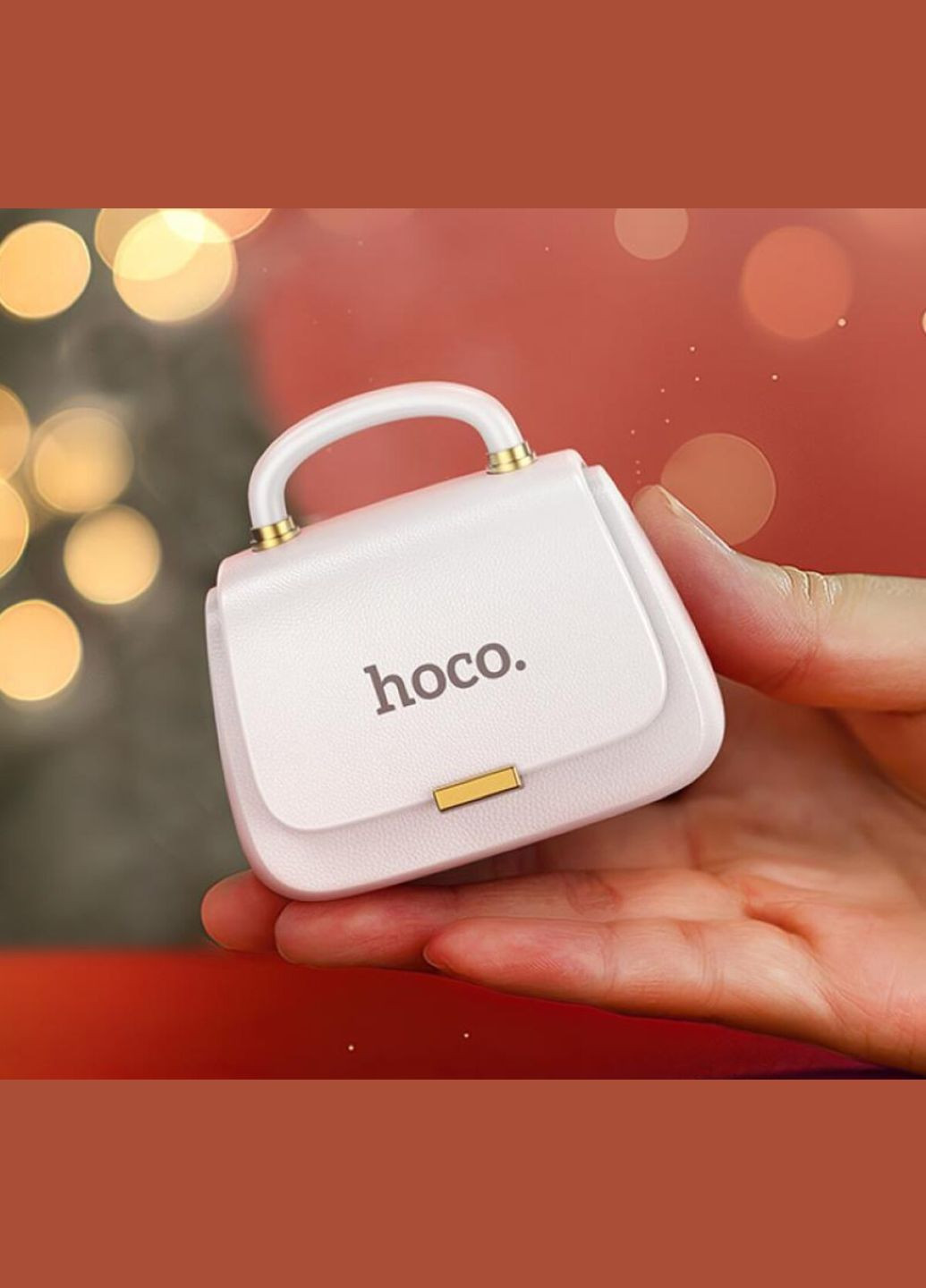 Бездротові навушники Dawn handbag BT headset White Hoco DES35 (340277631)