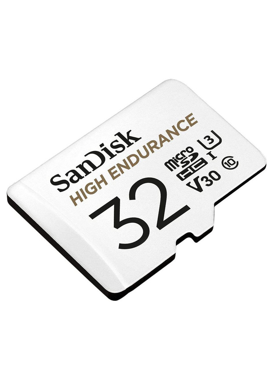 Картка пам'яті microSDHC High Endurance 32 Gb (UHS1 U3) class 10 V30 (100Mb/s) SanDisk (293945107)