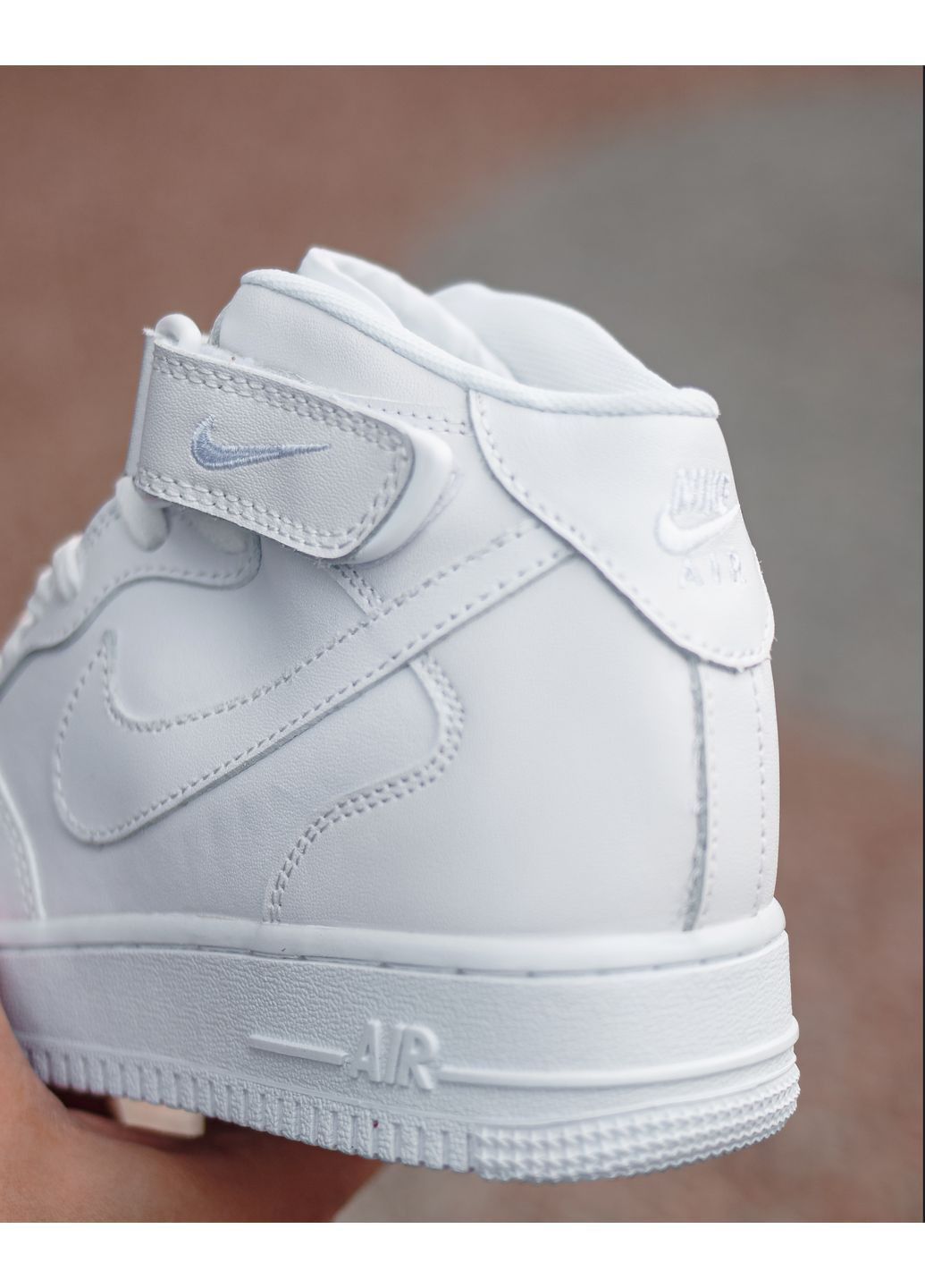Кросівки White Nike Air Force 1 High білі демісезони (370708152)
