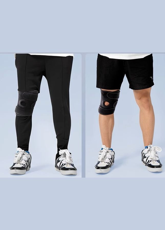 Бандаж для коліна універсальний широкий чорний Umay (317955989)