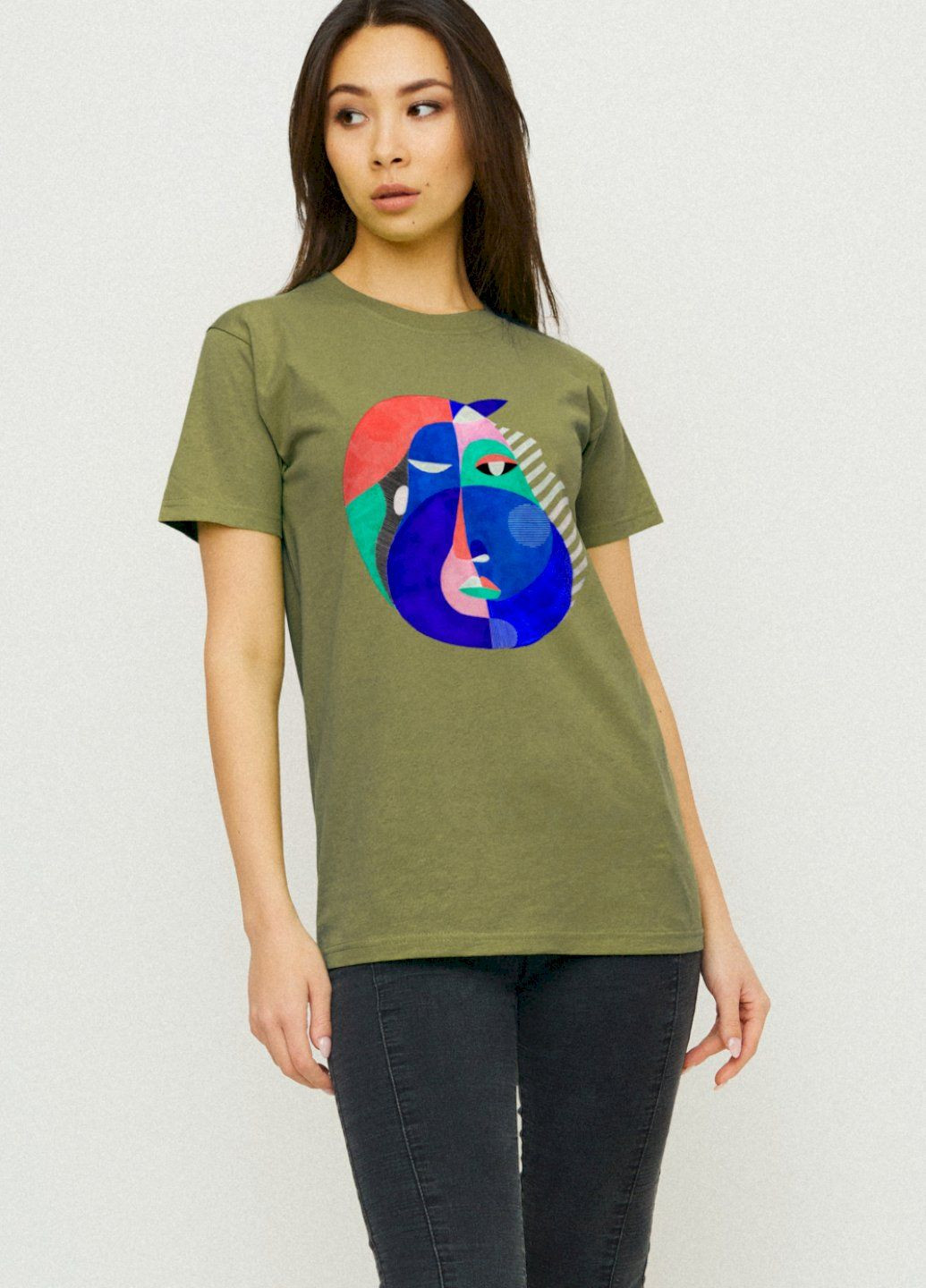 Футболка Boyfriend / дихаючий принт / YAPPI - (252385950)