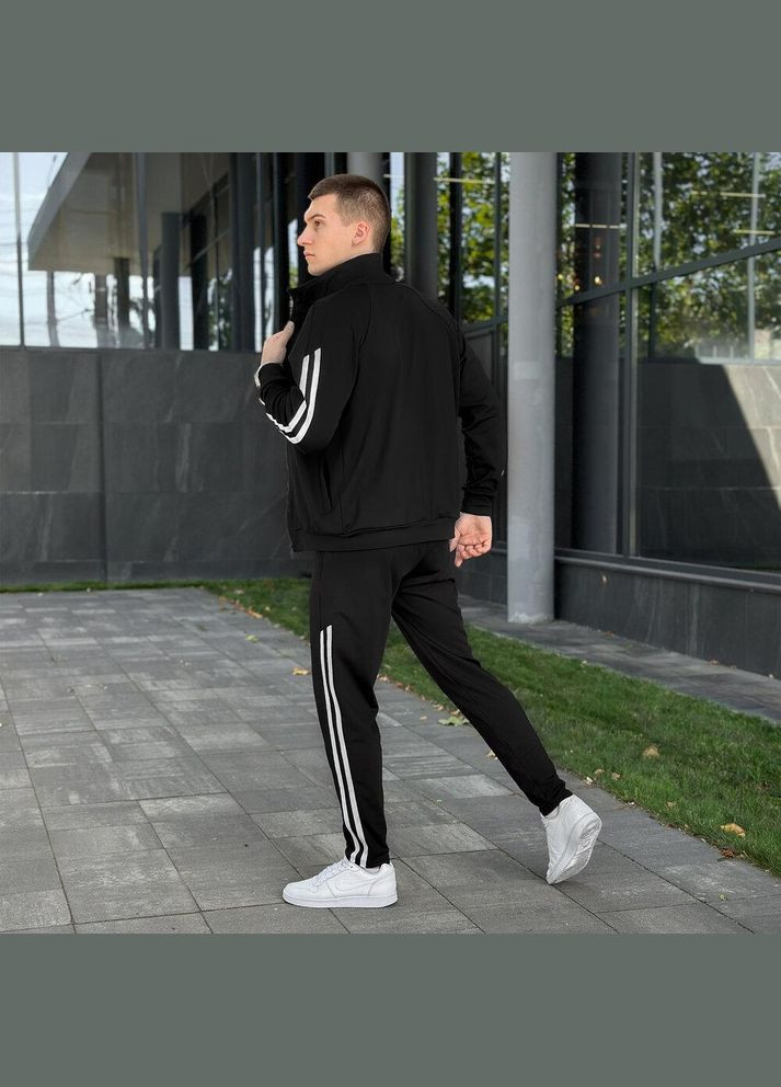 Чоловічий костюм демісезонний чорний No Brand (342120285)