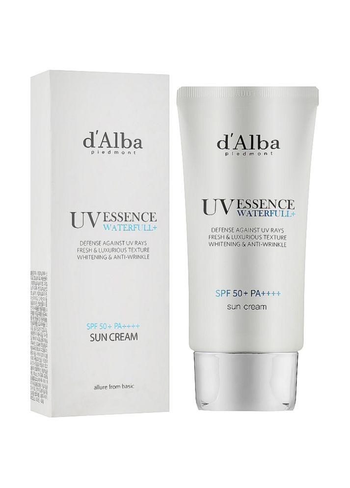 Солнцезащитная эссенция – крем Waterfull Essence Sunscreen SPF 50+Pa+++ 50 мл (8809222847101) D'ALBA (349754592)