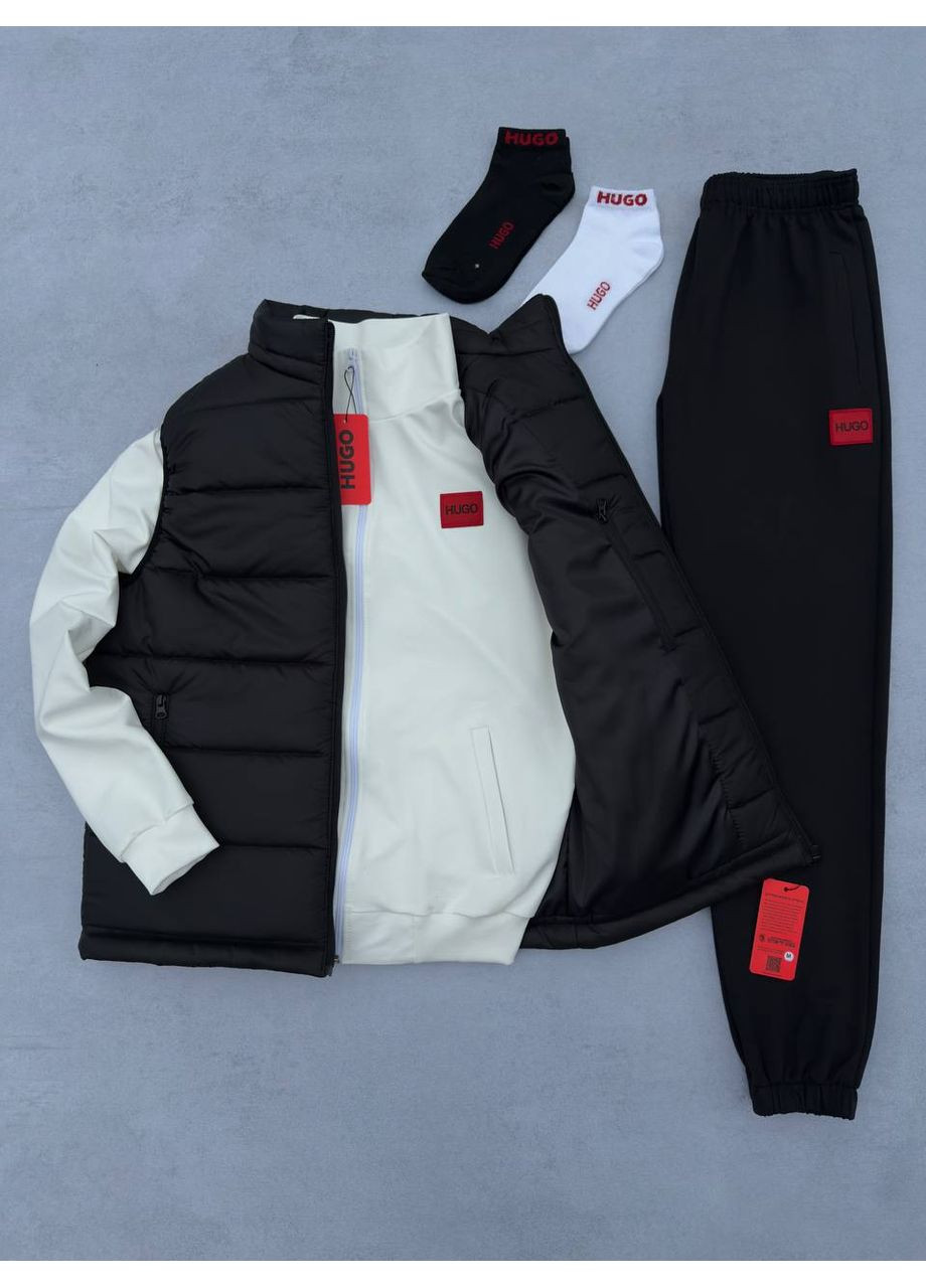 Набор: жилет-кофта-штаны 2 пары носков в подарок! No Brand (359227099)