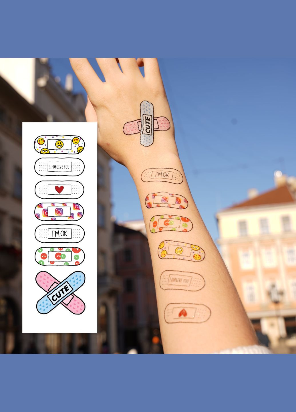 Временное тату "Пластыри : Вылечу все" Arley Sign (294720953)