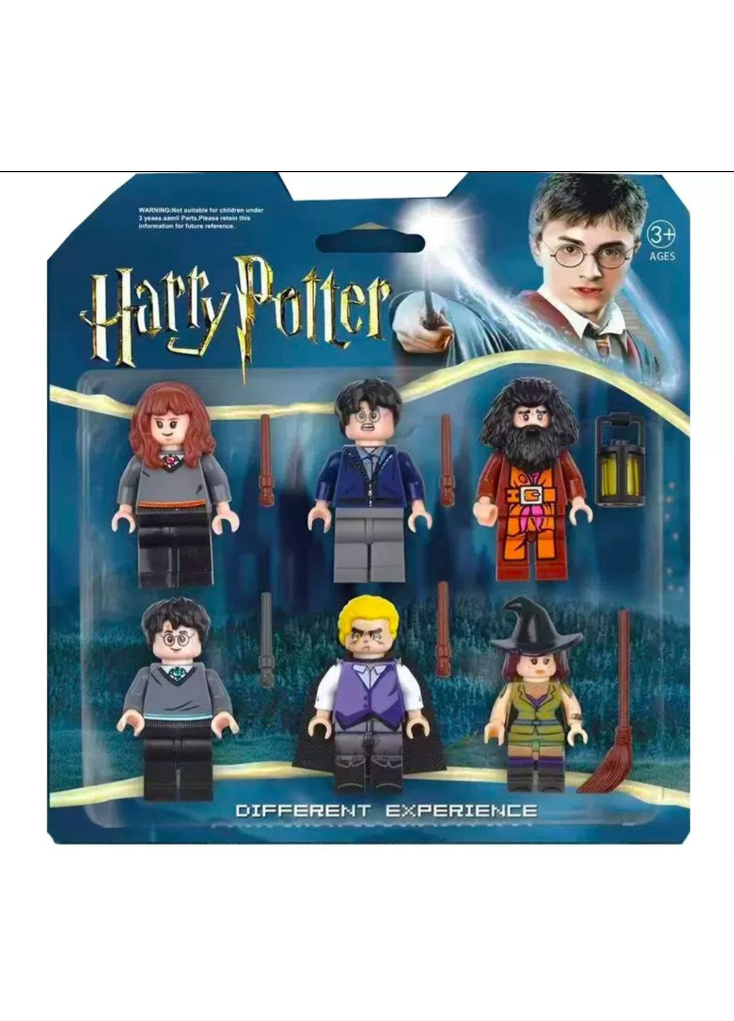 Набір фігурок Гаррі Поттер лего з аксесуарами 6 шт. No Brand (348118751)
