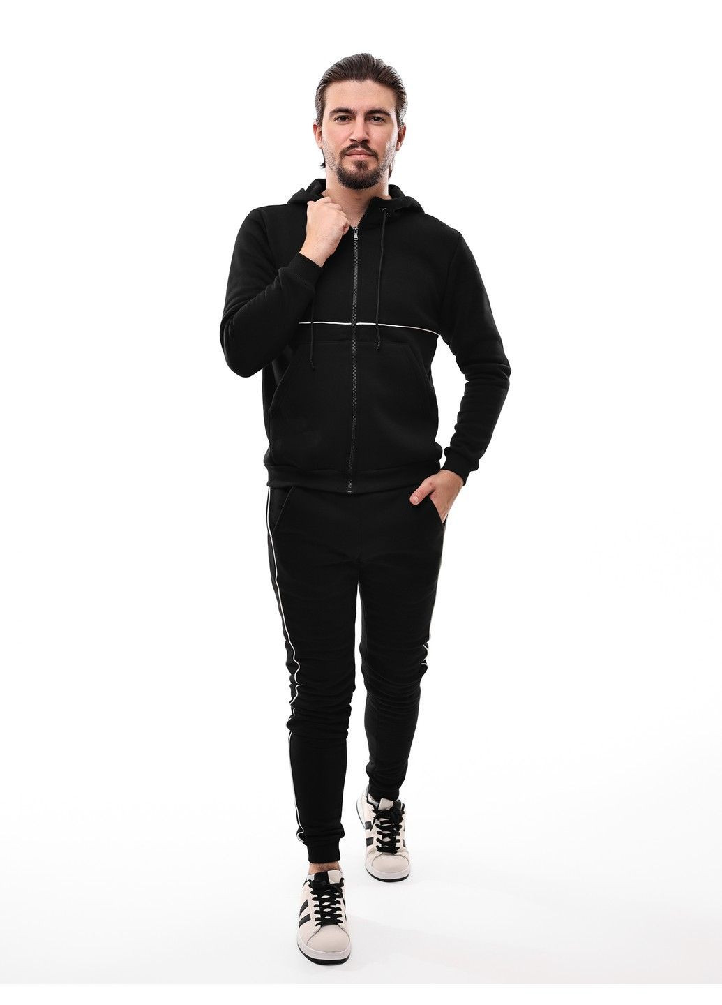 Чорний спортивний костюм чоловічий Griffin