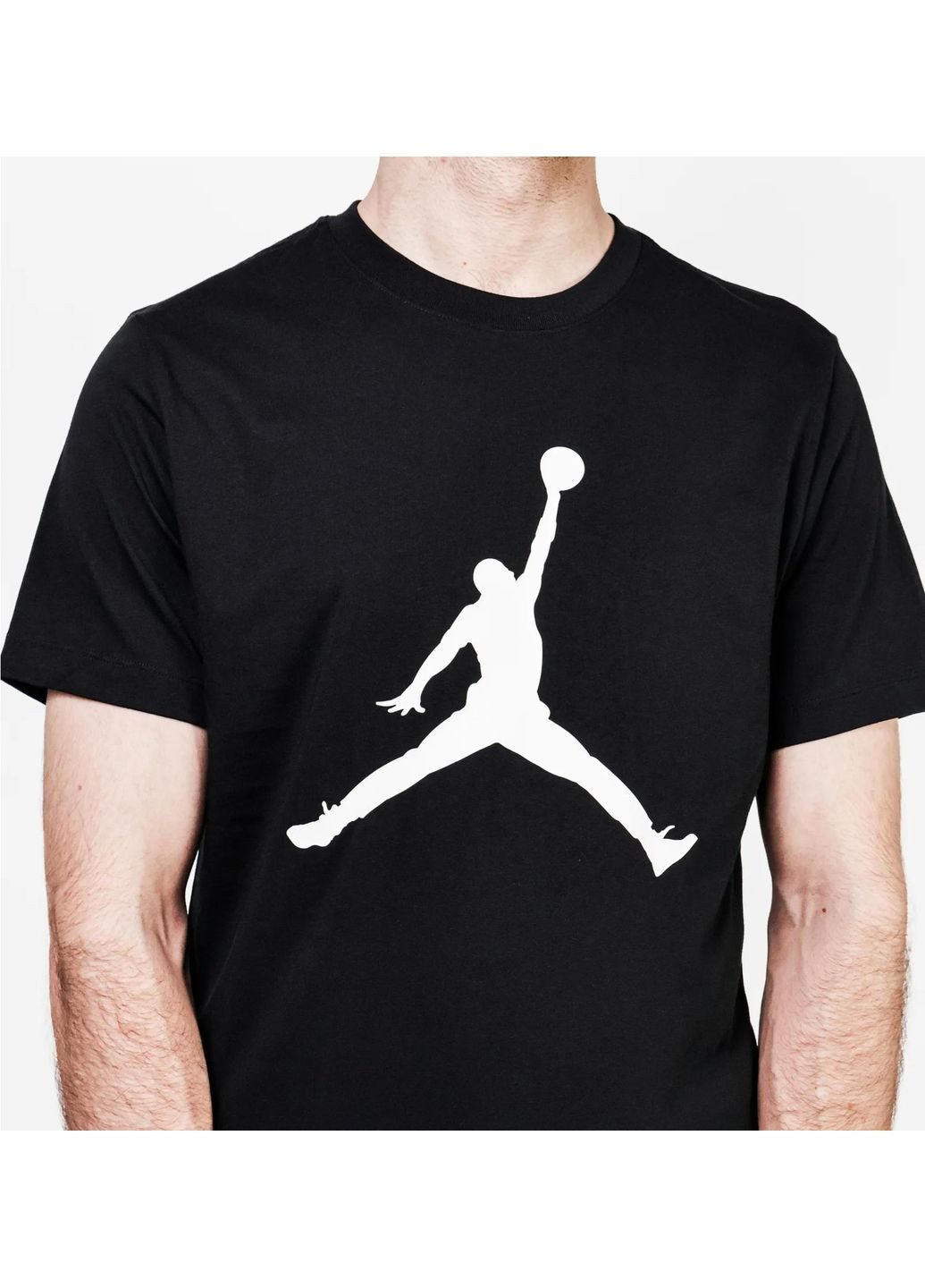 Чорна футболка чоловіча m j jumpman ss crew (cj0921-011) Jordan