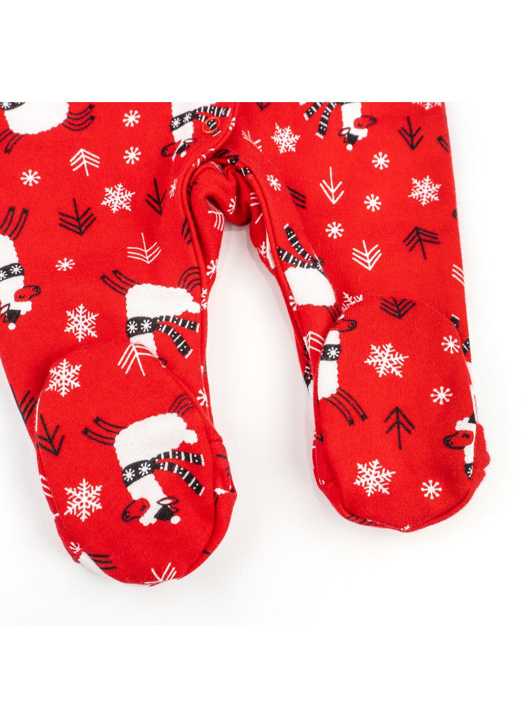 Комбинезон для младенцев christmas llama на кнопках двунитка с начесом Dexter`s dexter's (367020180)