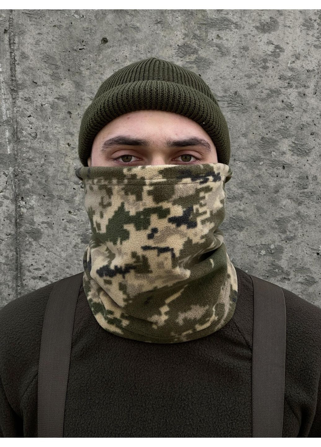 Баф флісовий теплий піксель Intruder Баф-фліс (369900465)