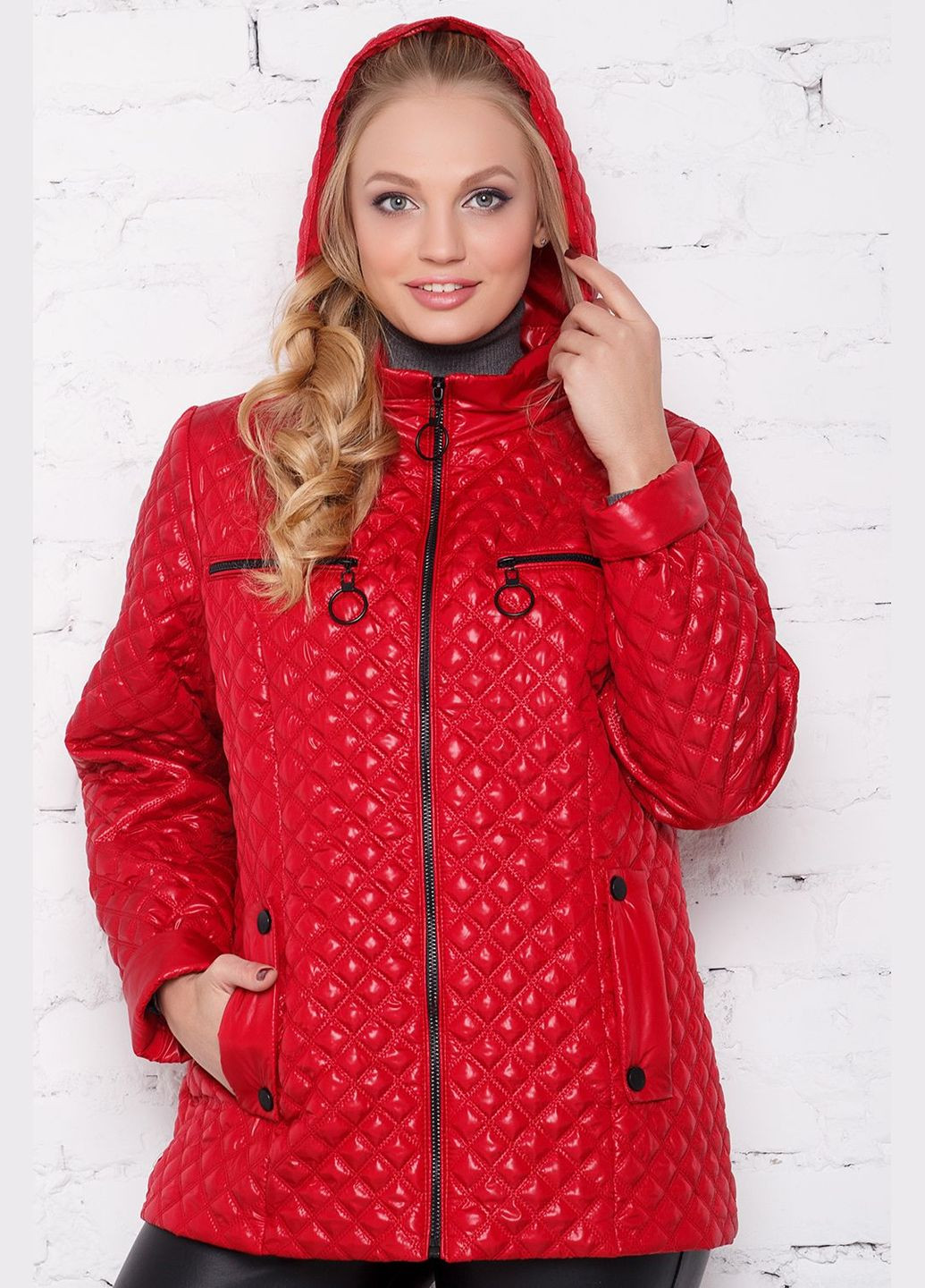 Красная куртка мелисса (01029-blue50) MioRichi