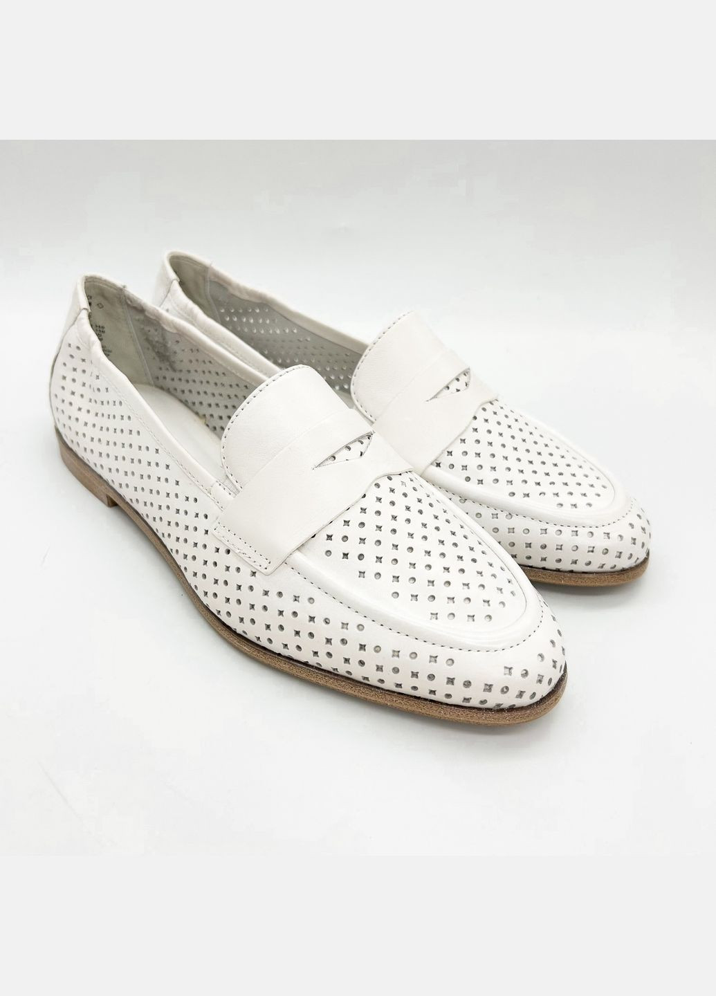 Tamaris Лоферы (р) Кожа 0-1-1-1-24210-42-110 белый з, германия — лето (328835338)