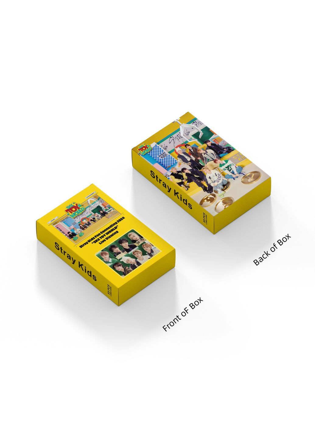 Набор голографических кпоп карт Stray Kids Toy World skz ( 55 шт ) No Brand (327798245)