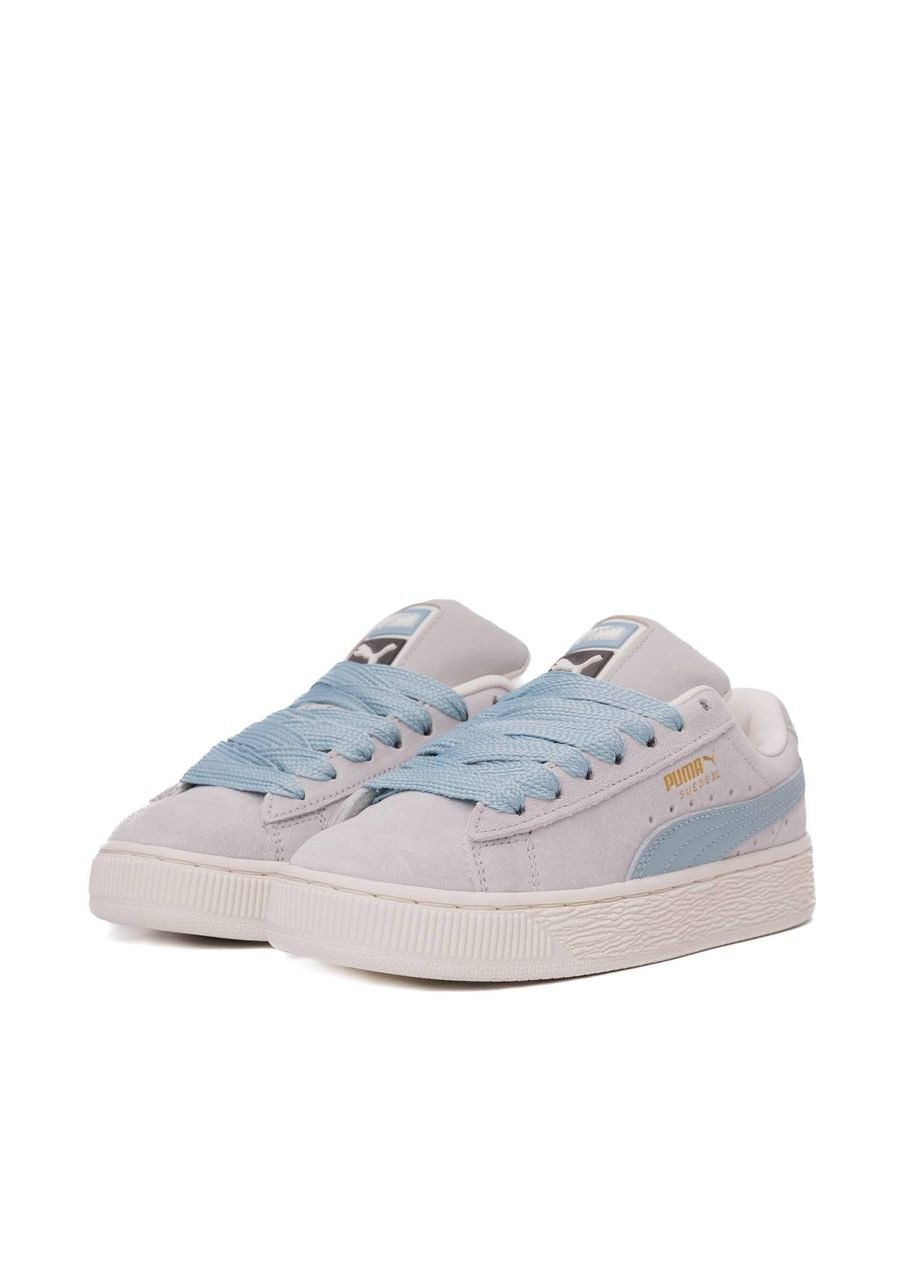 Кроссовки женские Puma ND No Brand Suede XL Grey Blue светло-серые демисезоны (317639600)