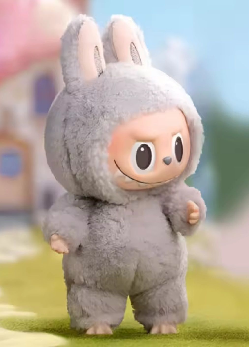 М'яка фігурка брелок іграшка звірок персонаж Лабубу з петлею для підвішування на рюкзак 17 см (480634-Prob) Колір рандом Unbranded (339147228)