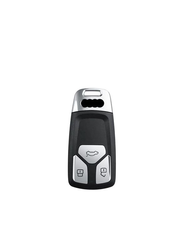 Чехол ключа +хромированная окантовка (3 кнопки) TPU Audi (369611657)