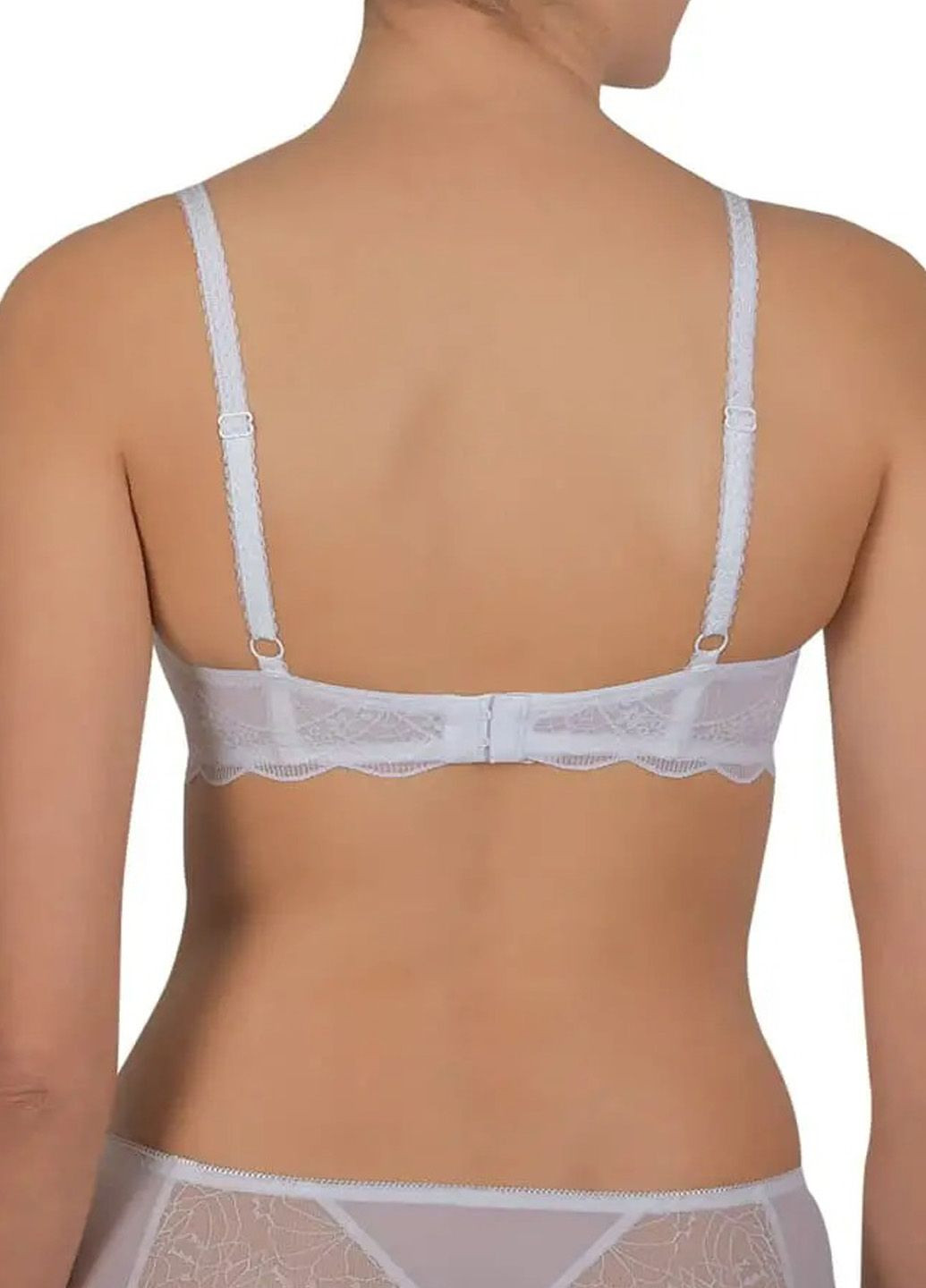 Білий бюстгальтер Naturana
