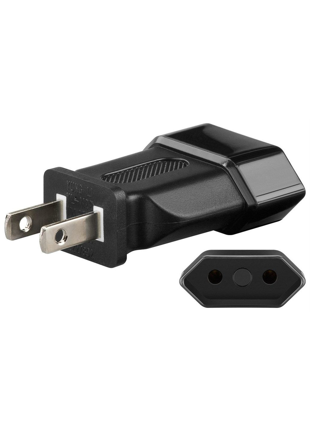 Перехідник живлення IEC(EuroPlug) to (USA) F/M (мама/тато) адаптер прямий 10A Lucom (370888581)