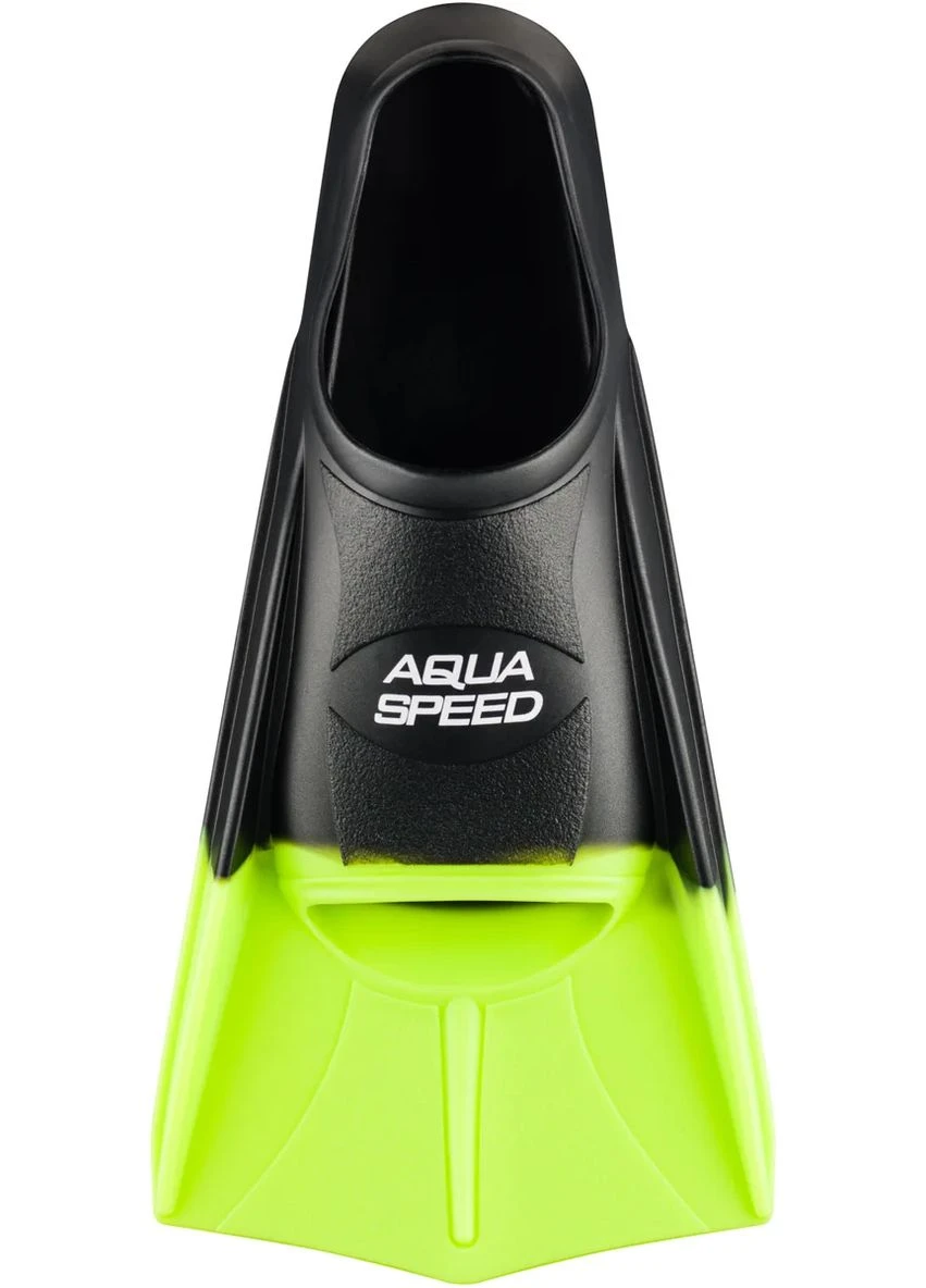 Ласти силіконові чорні зелені унісекс Aqua Speed Aqua Speed TRAINING FINS 5634 (398909049)