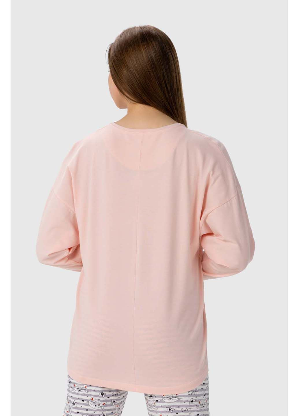 Розовая всесезон пижама женская Nicoletta
