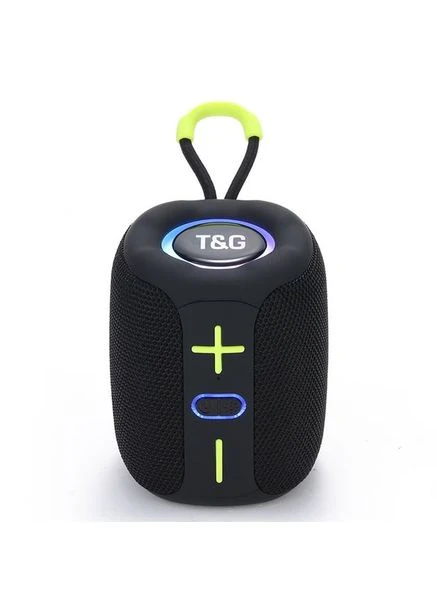 Портативна Bluetooth-колонка TG658 8W з RGB-підсвіткою, Бездротова колонка потужна. Колір: чорний T&G (377733653)