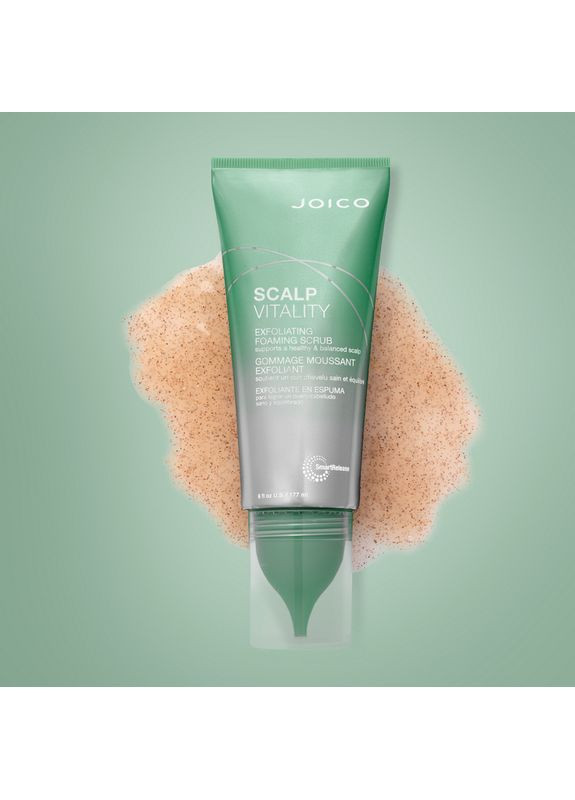 Joico Отшелушивающий пенистый скраб для кожи головы Scalp Vitality Exfoliating Foaming Scrub, 177 мл — Крем, США (365842138)