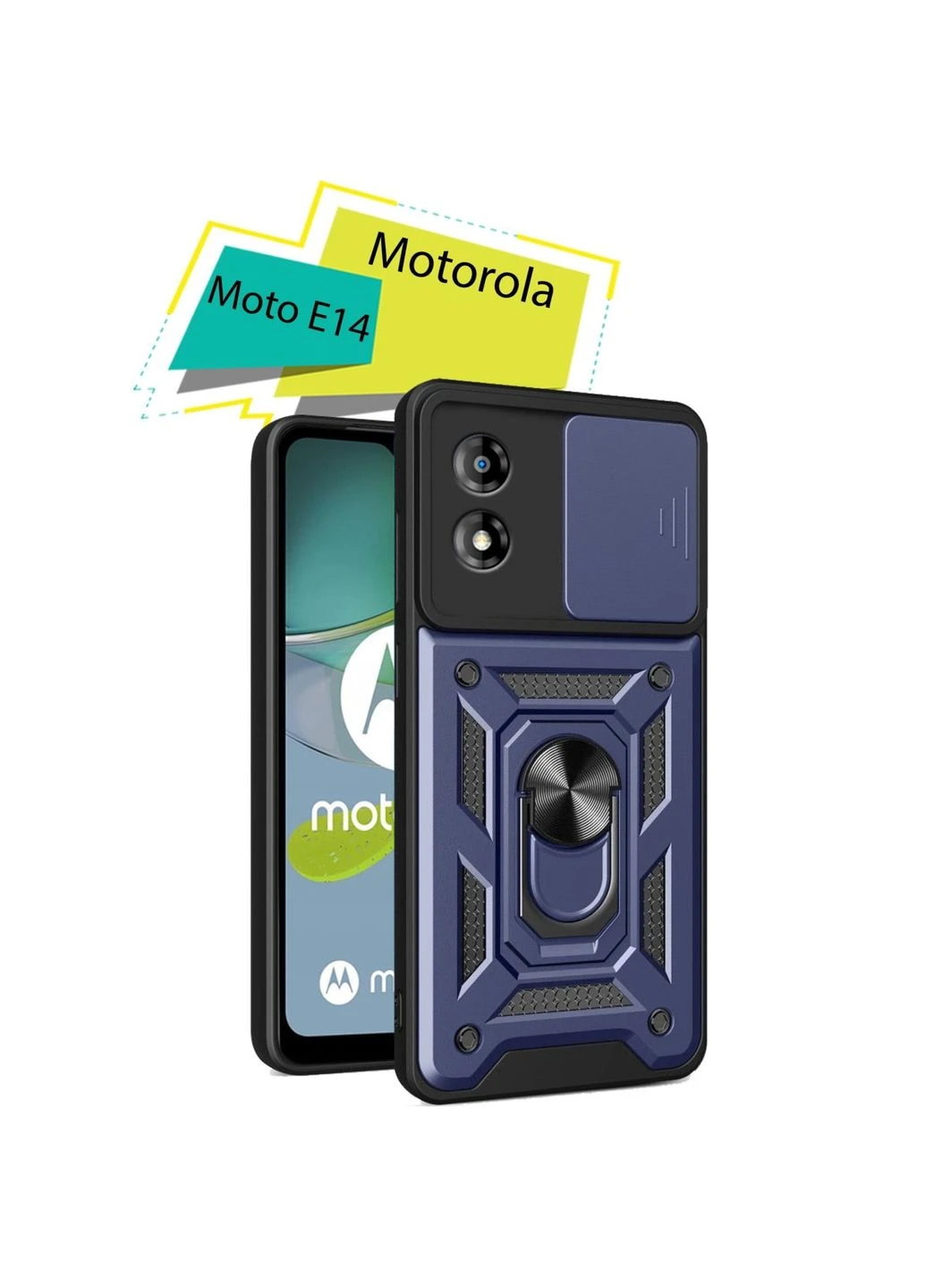 Чехол для мобильного телефона (713053) BeCover Military Motorola Moto E14 Blue (326592887)