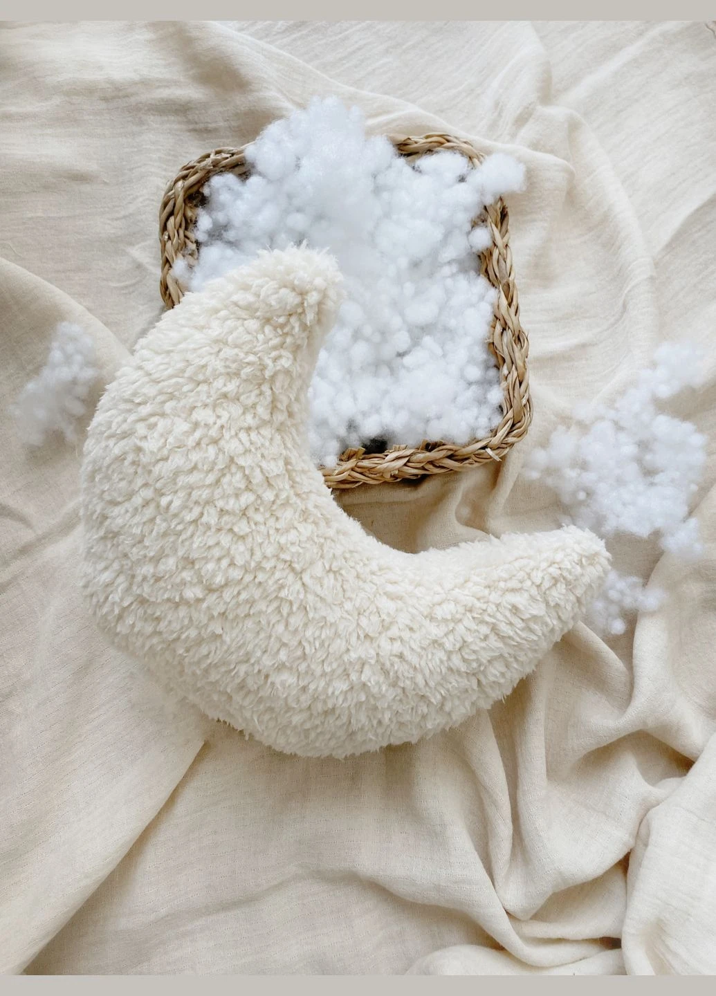 Подушка Тедди Мун, детская комната Vivimade moonpillow_bej (301219757)