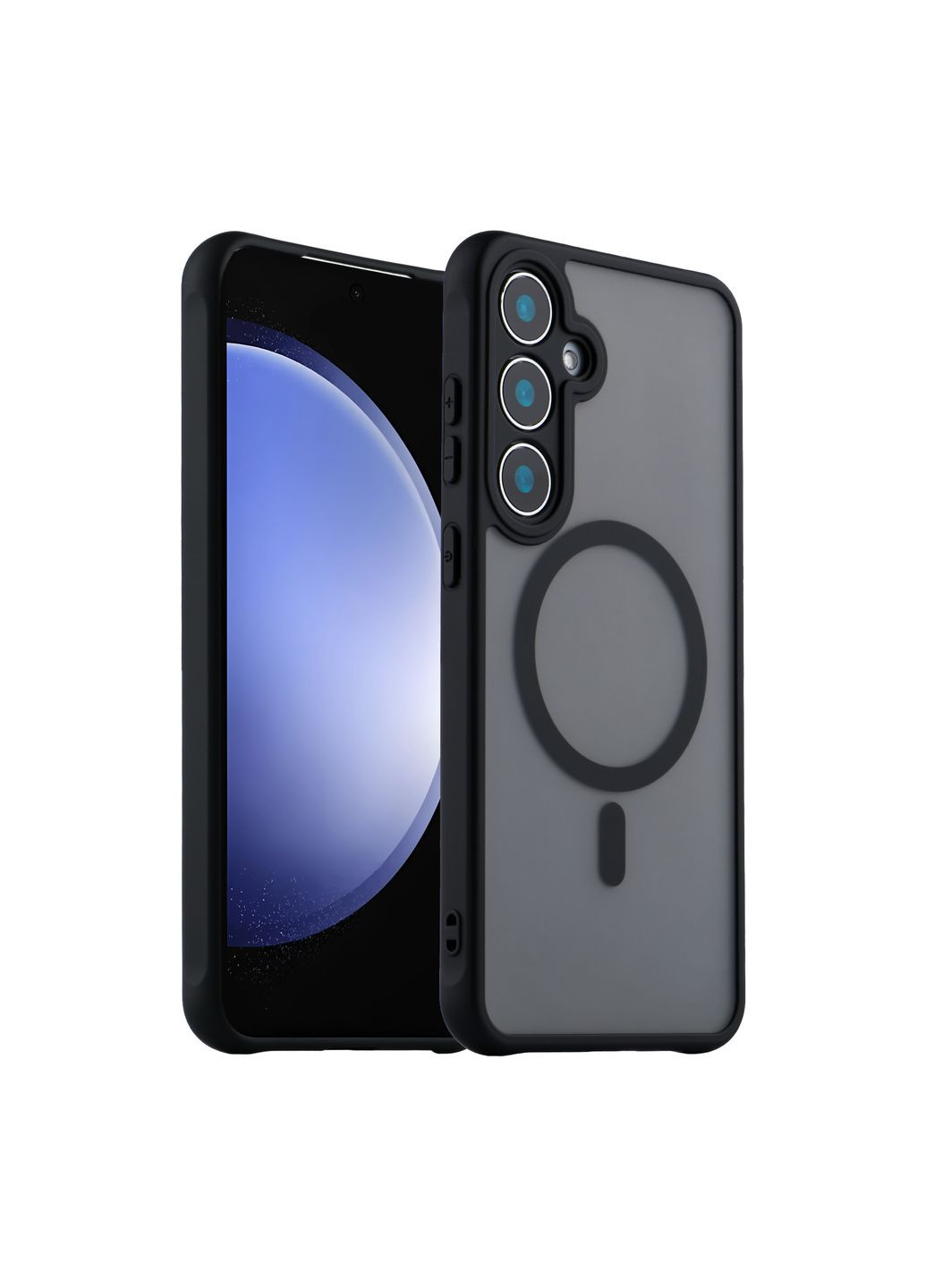 Чехол TPU+PC Anti Drop Full Camera with MagSafe для Samsung Galaxy S24+ 5G (S926) Цвет Black No Brand (336153359)