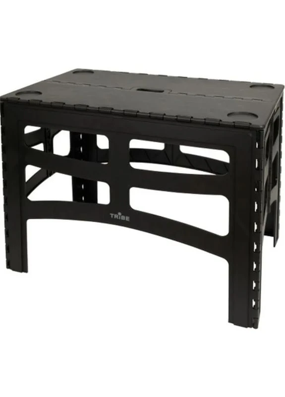 Туристичний стіл Camp Table High пластиковий Black (T-EF-0004-black) Tribe (397437530)