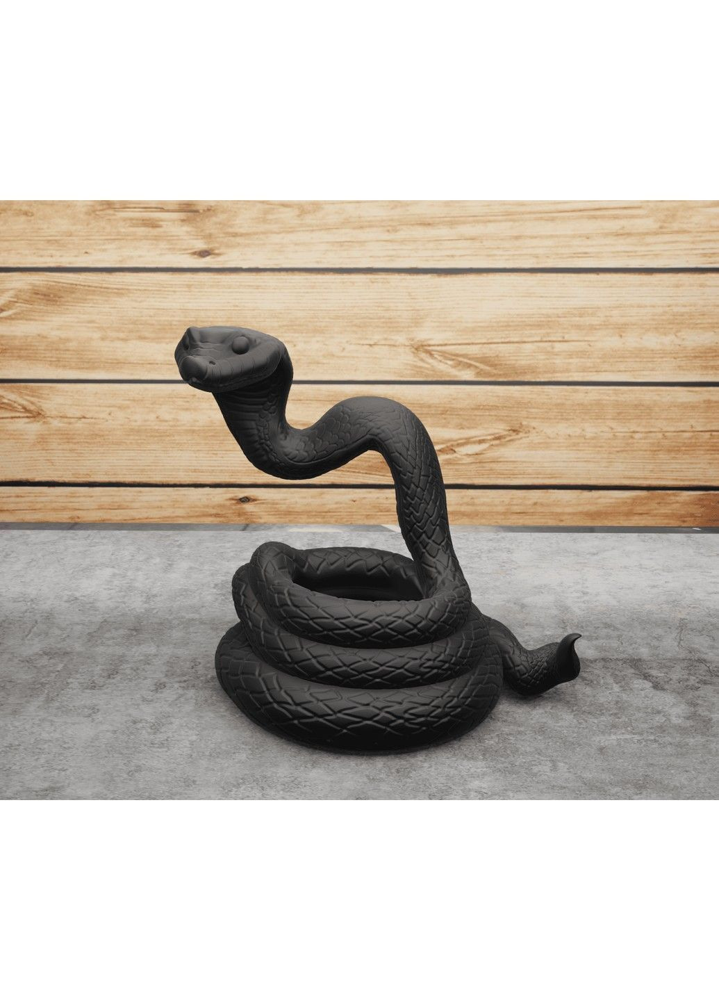 Статуэтка Змея "Смешной удав", символ 2025 года. Белая ЗаСвіт (369718352)