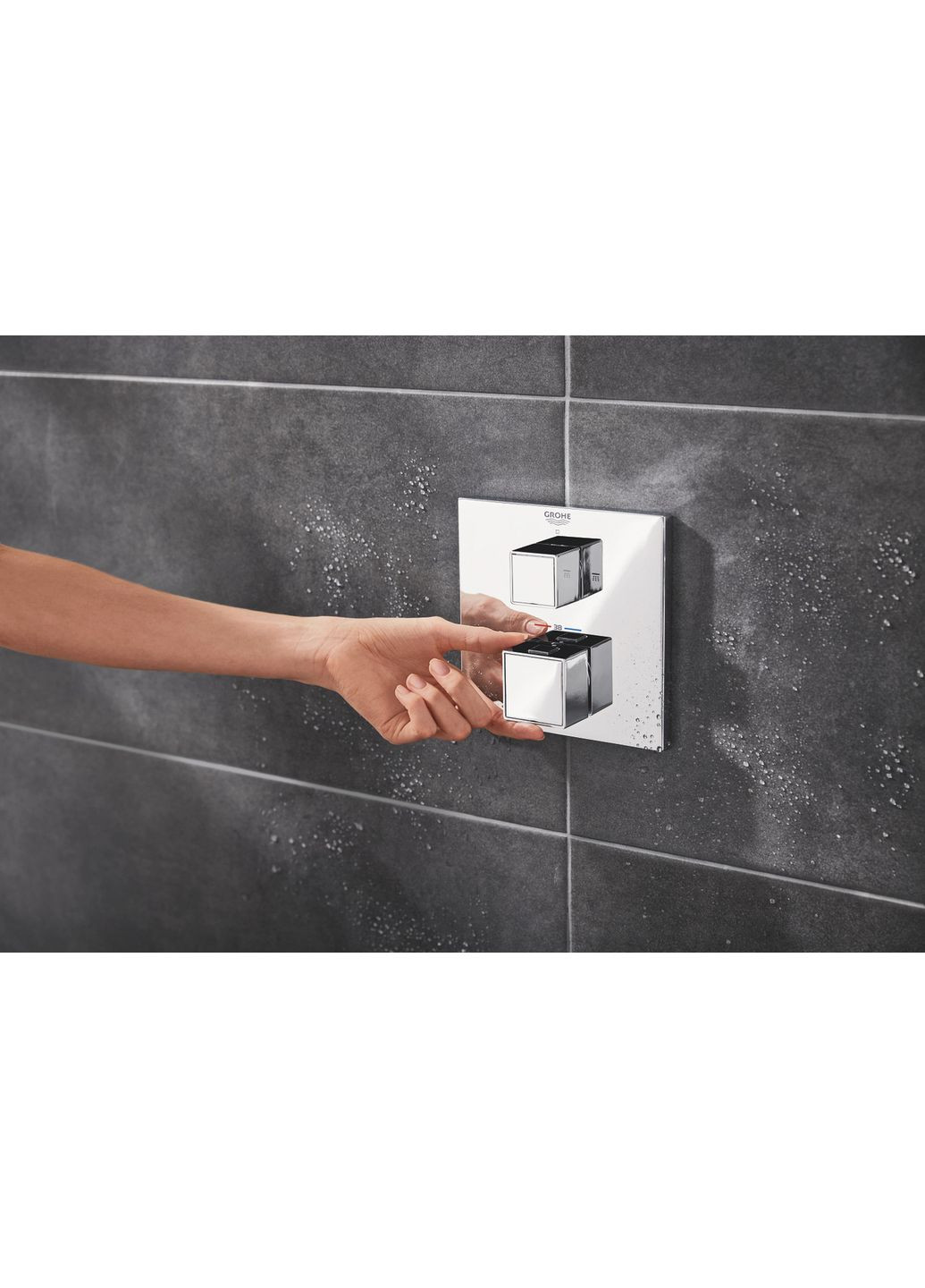 Душевая система скрытого монтажа Grohtherm Cube (34868000) Grohe (369933264)