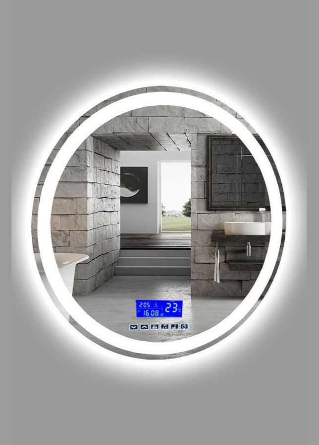 Дзеркало Венеція (80 х 80) c LED-підсвічуванням, Smart-блоком та підігрівом ХАСТ (302810521)