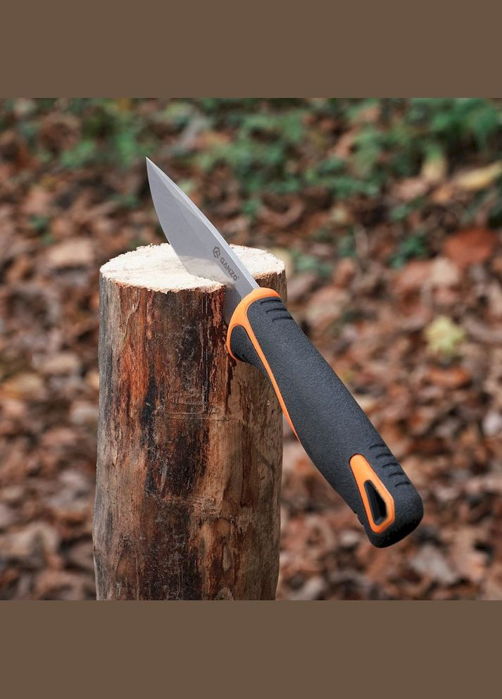 Нож с оранжевым ножнами G807OR Ganzo (317306134)