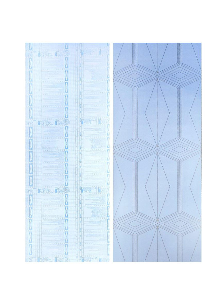 Самоклеюча плівка 0,45х10м х 0,07мм Блакитна із золотом SW-00001218 Sticker Wall (329898217)