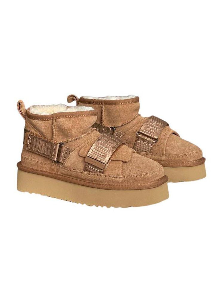 Mini Platform Hybrid Boots Уггі замшеві овеча вовна гібрід UGG (361408550)