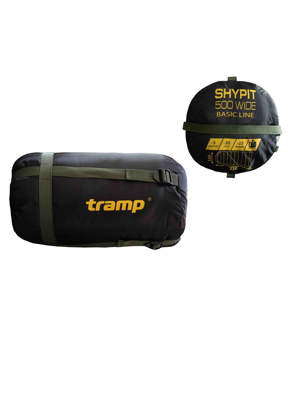 Спальный мешок Shypit 500XL одеяло с капюш правый olive 220/100 UTRS-062L Tramp (366221276)