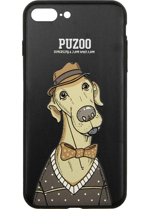 Чехол-накладка Artdog Phone iPhone 7 Plus/8 Plus Black Bean PUZOO (301509499)