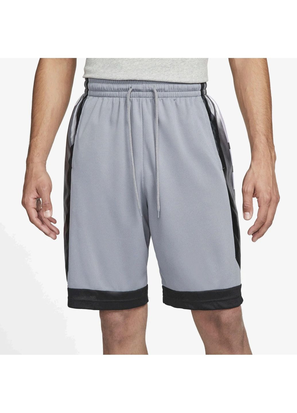 Шорти чоловічі Dri-Fit Elite Basketball Shorts Grey Nike (366039124)