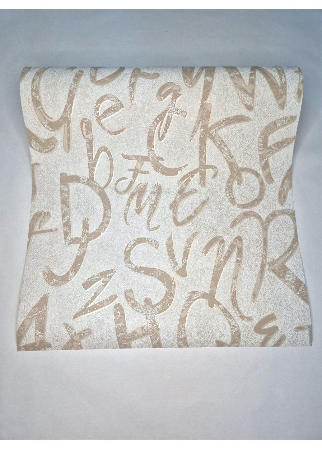 Обои виниловые 10.05×0.53м, Славянские обои 9422-01, бежевые в детскую комнату, спальню, коридор, офис Слов'янські шпалери (340275420)