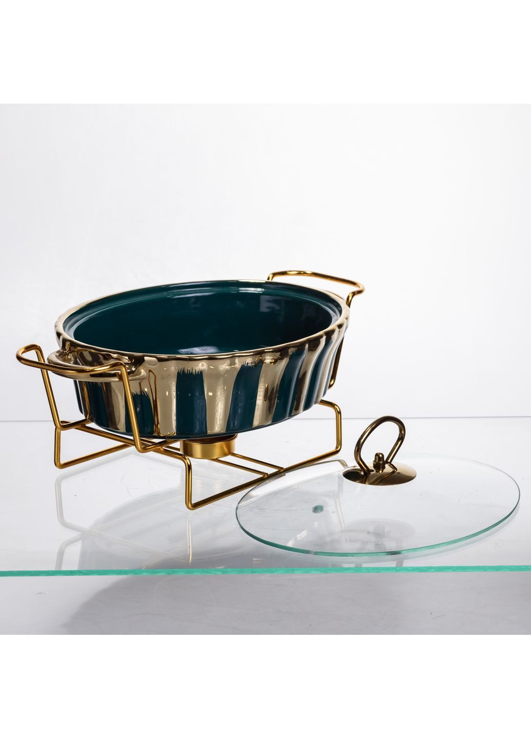 Мармитница фарфоровая для вторых блюд 1 л Yiwu JY-5 No Brand (366830578)