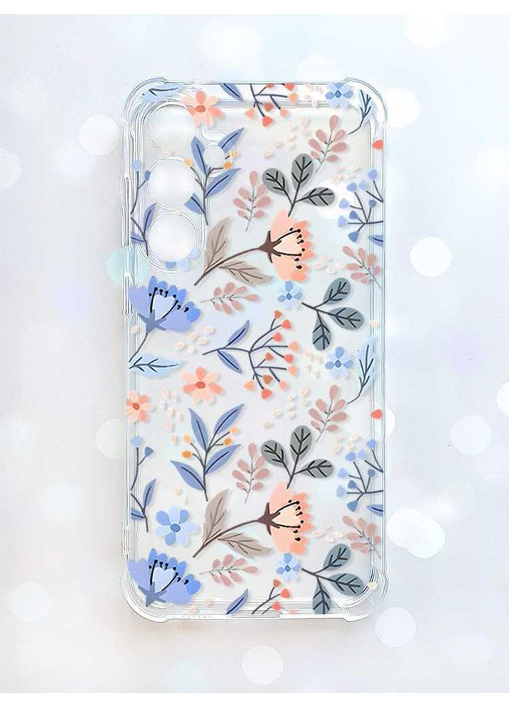 Чехол с утолщёнными углами на Samsung Galaxy S23 FE:: Цветочный фон (принт 371) CASE CONTROL (360694764)