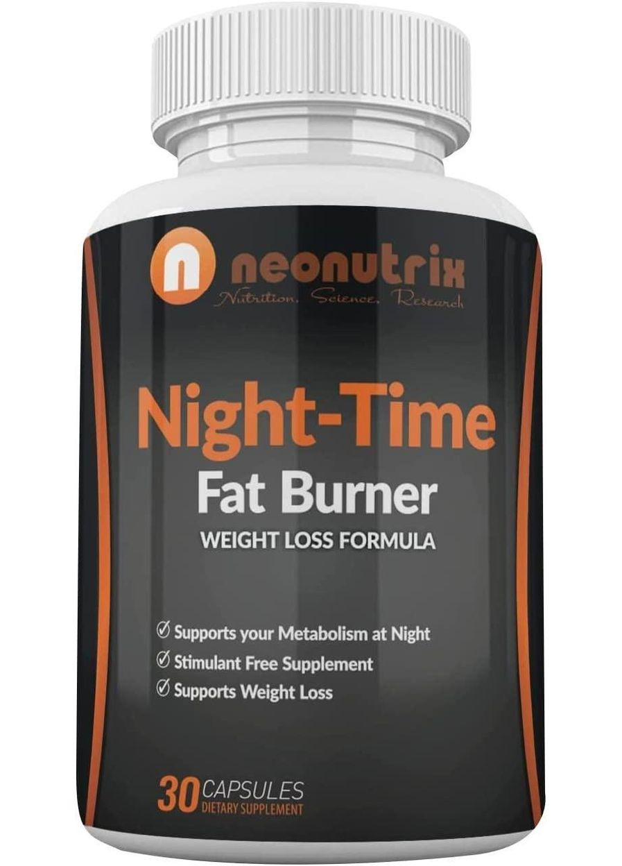 Нічна формула спалювача жиру NEONUTRIX Night-Time Fat Burner - 30 капсул No Brand (299717833)