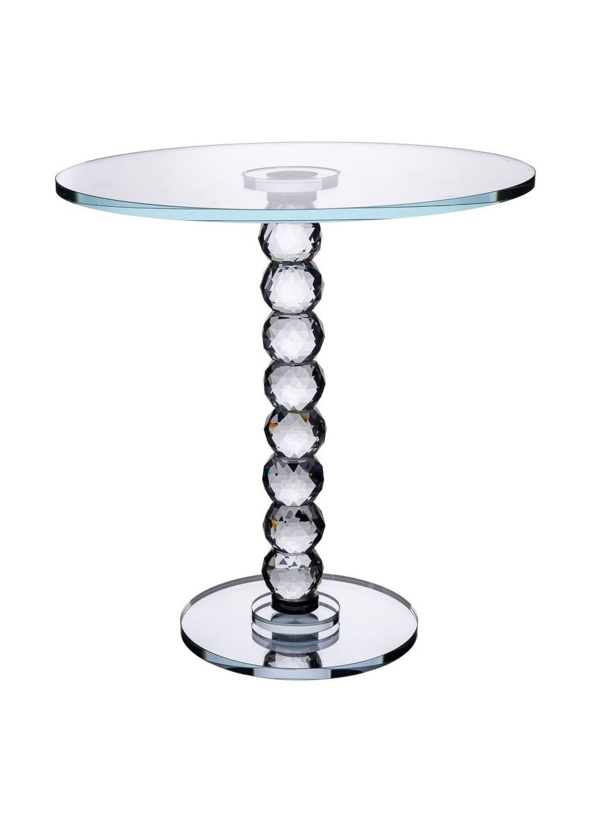 Тортовщица стеклянная на ножке 30×32 см см. подставка для торта, капкейков прозрачная HP-4-81L. Yiwu (370707936)