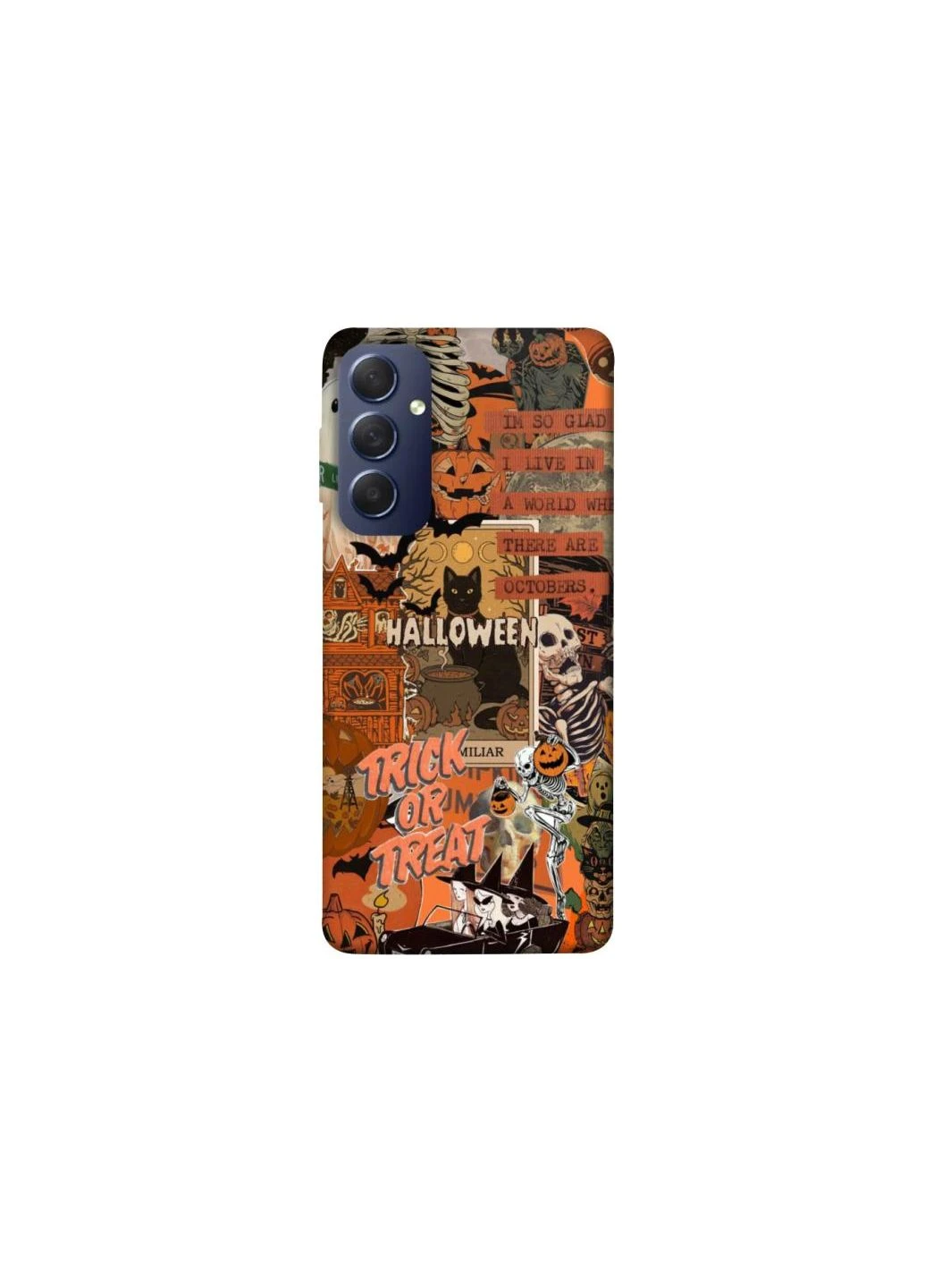 Чехол на Samsung Galaxy M54 5G Halloween Style ver.3 Frontalka (361339249)