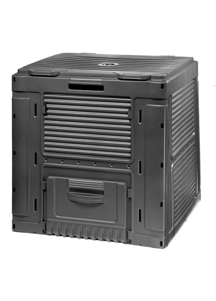 Компостер садовый пластиковый E-Composter 470 л с основанием (дном) (17186362) Черный Keter (334004760)